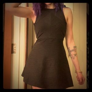 Xhilaration Black Fit and Flare Dress